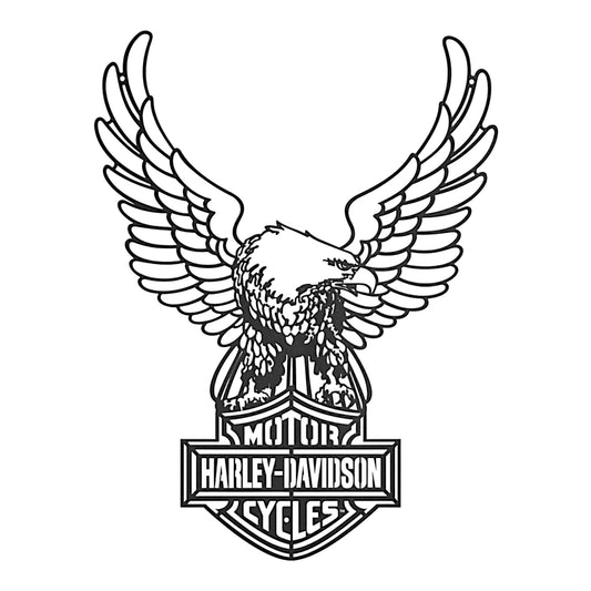 S22 BAR & SHIELD EAGLE METAL WALL ART