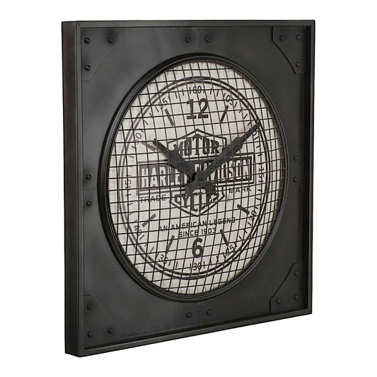 H-D INDUSTRIAL METAL CLOCK