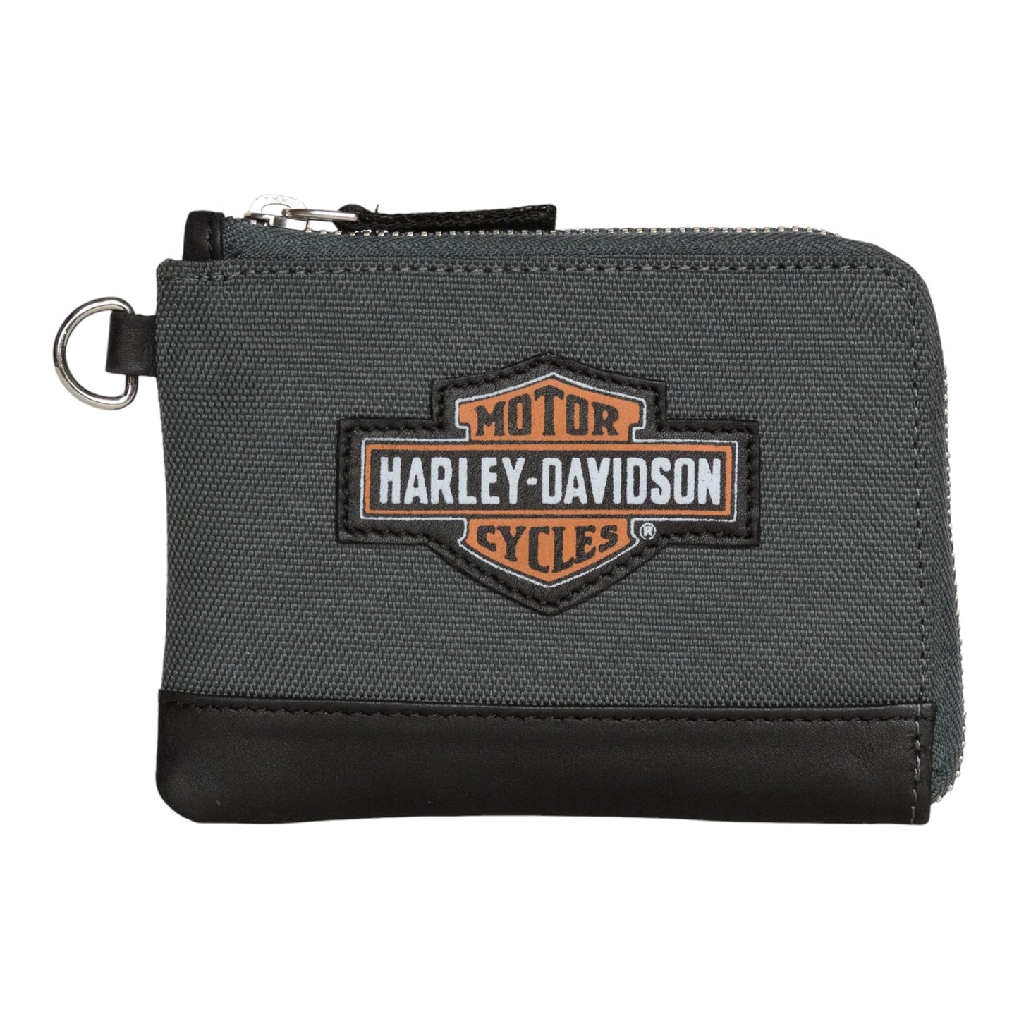H-D OIL CAN KEY COIN WALLET GREY