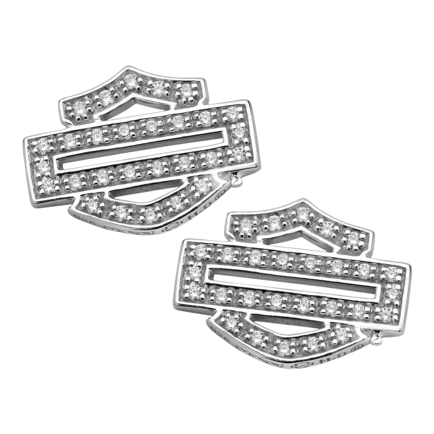 B&S BLING OUTLINE POST EARRINGS