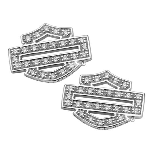B&S BLING OUTLINE POST EARRINGS