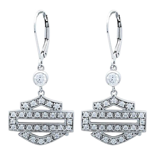 B&S BLING OUTLINE DANGLE EARRINGS