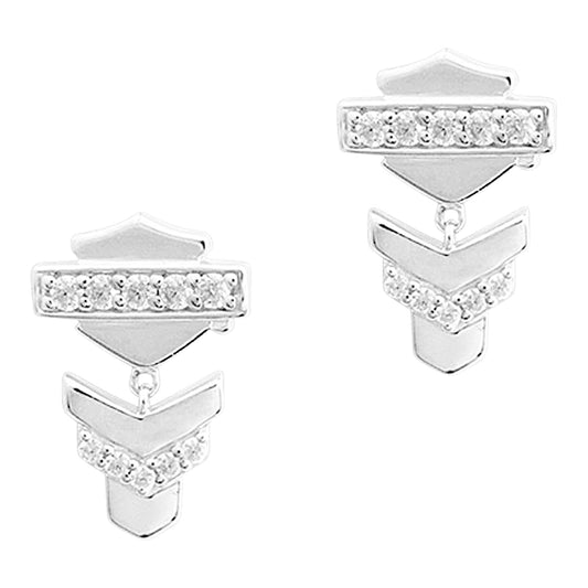 CHEVRON POST EARRINGS