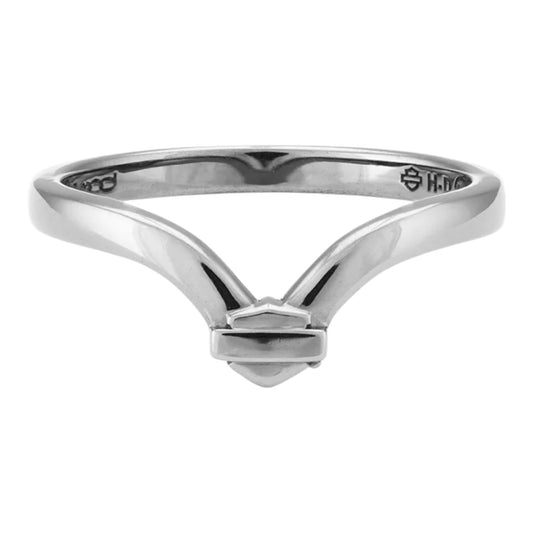 RUTHENIUM PLATED B&S RING