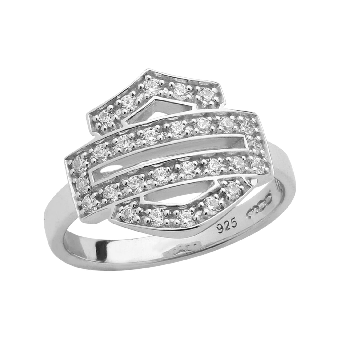 B&S BLING OUTLINE RING