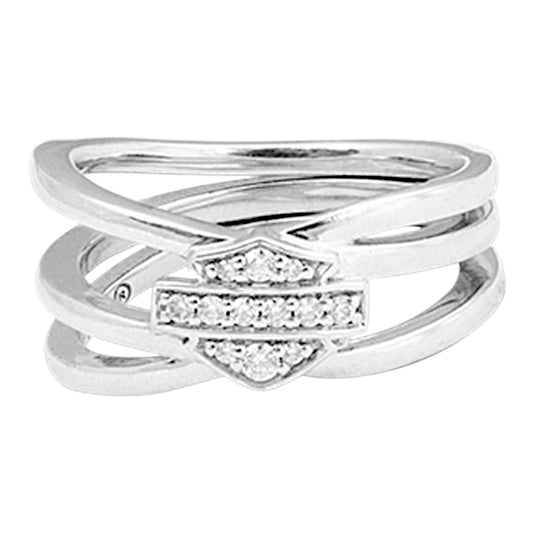 TWISTED BLING B&S RING
