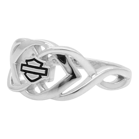 INFINITY SILVER RING