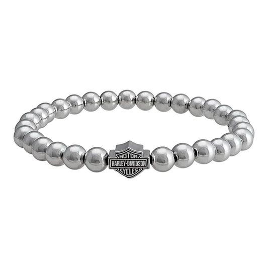 LARGE BEADED B&S BRACELET