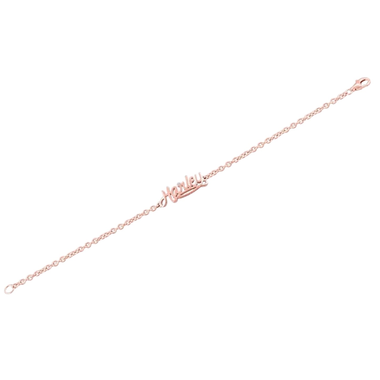 ROSE GOLD CURSIVE BRACELET