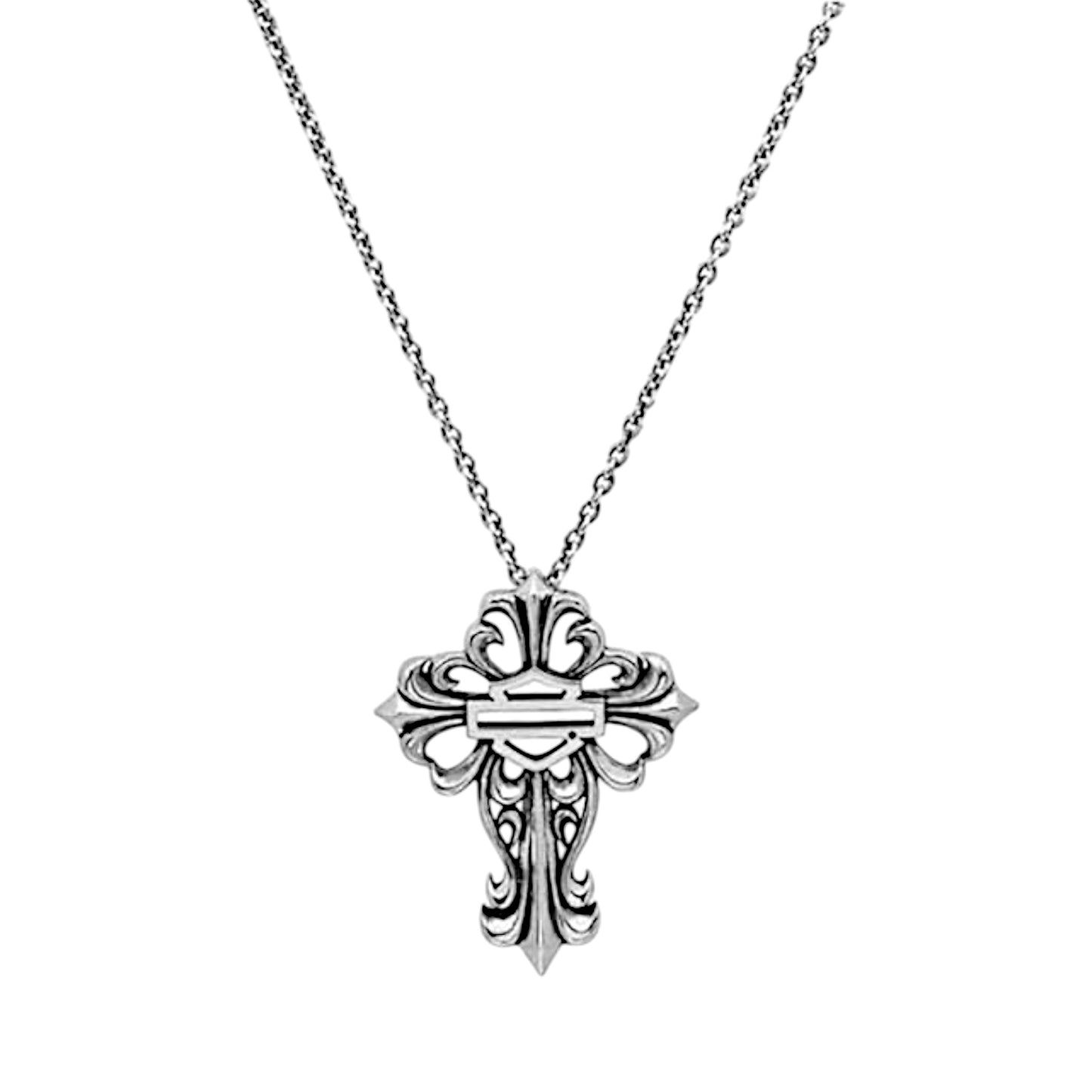 H-D FILIGREE CROSS NECKLACE