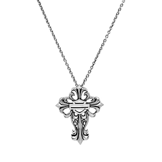 H-D FILIGREE CROSS NECKLACE
