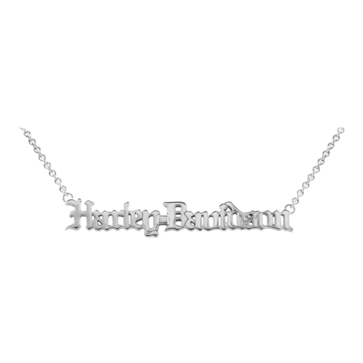 OLD ENGLISH BAR NECKLACE