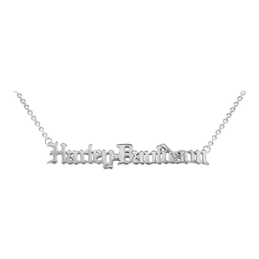OLD ENGLISH BAR NECKLACE