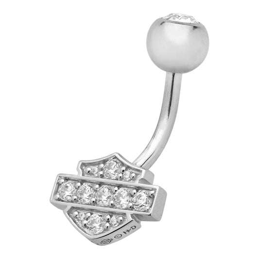 CLEAR CZ B&S BELLY JEWEL