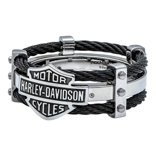 STEEL DOUBLE CABLE BAND RING