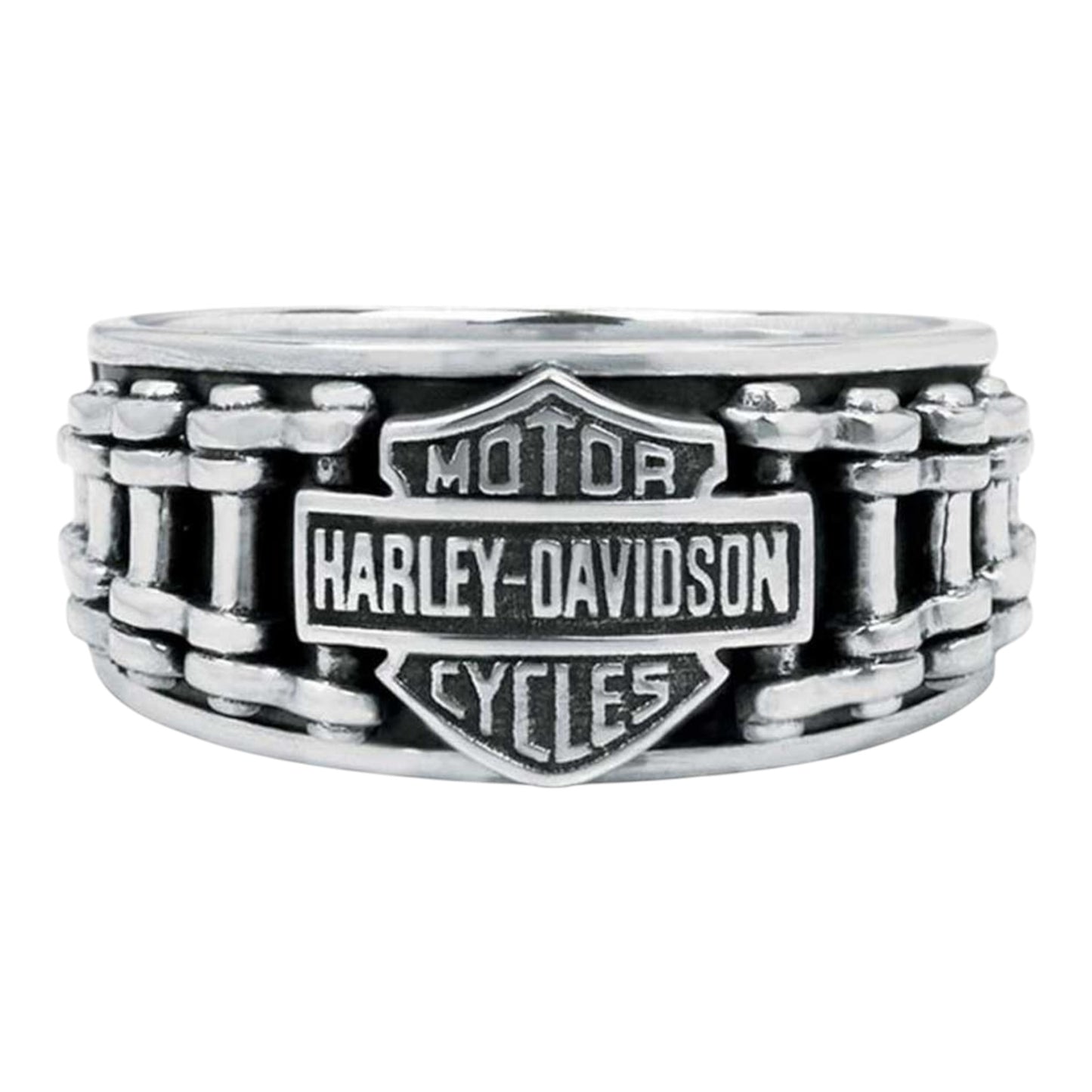 STERLING SILVER MEN'S BIKE CHAIN BAND