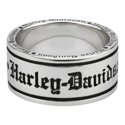 MEN'S OLD ENGLISH SCRIPT BAND RING