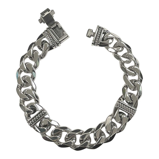 CURB LINK B&S BRACELET