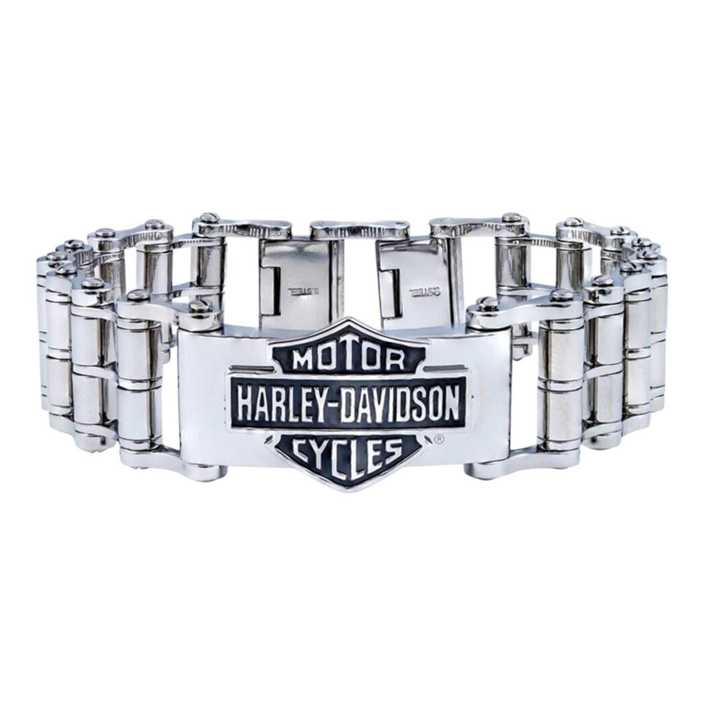 STEEL B&S LARGE BIKE CHAIN BRACELET