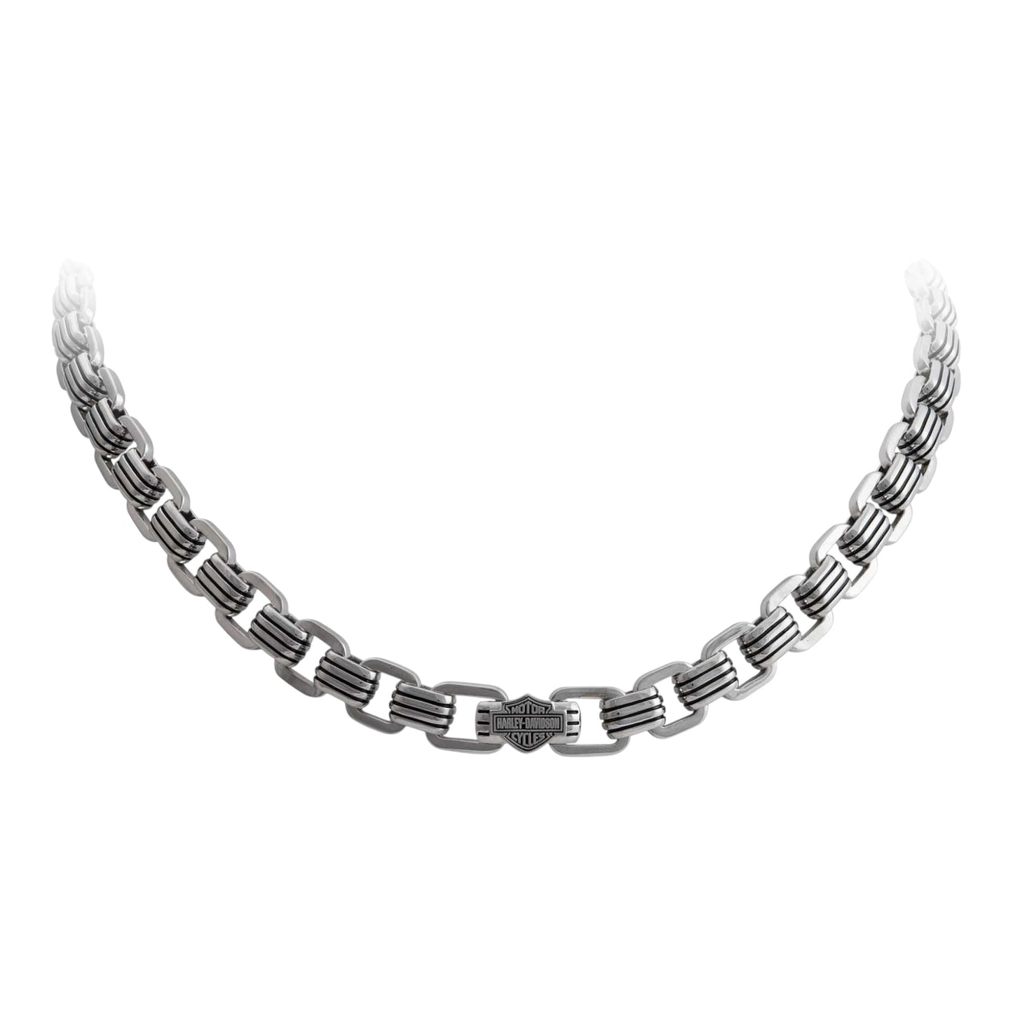 B&S STEEL LINES NECKLACE