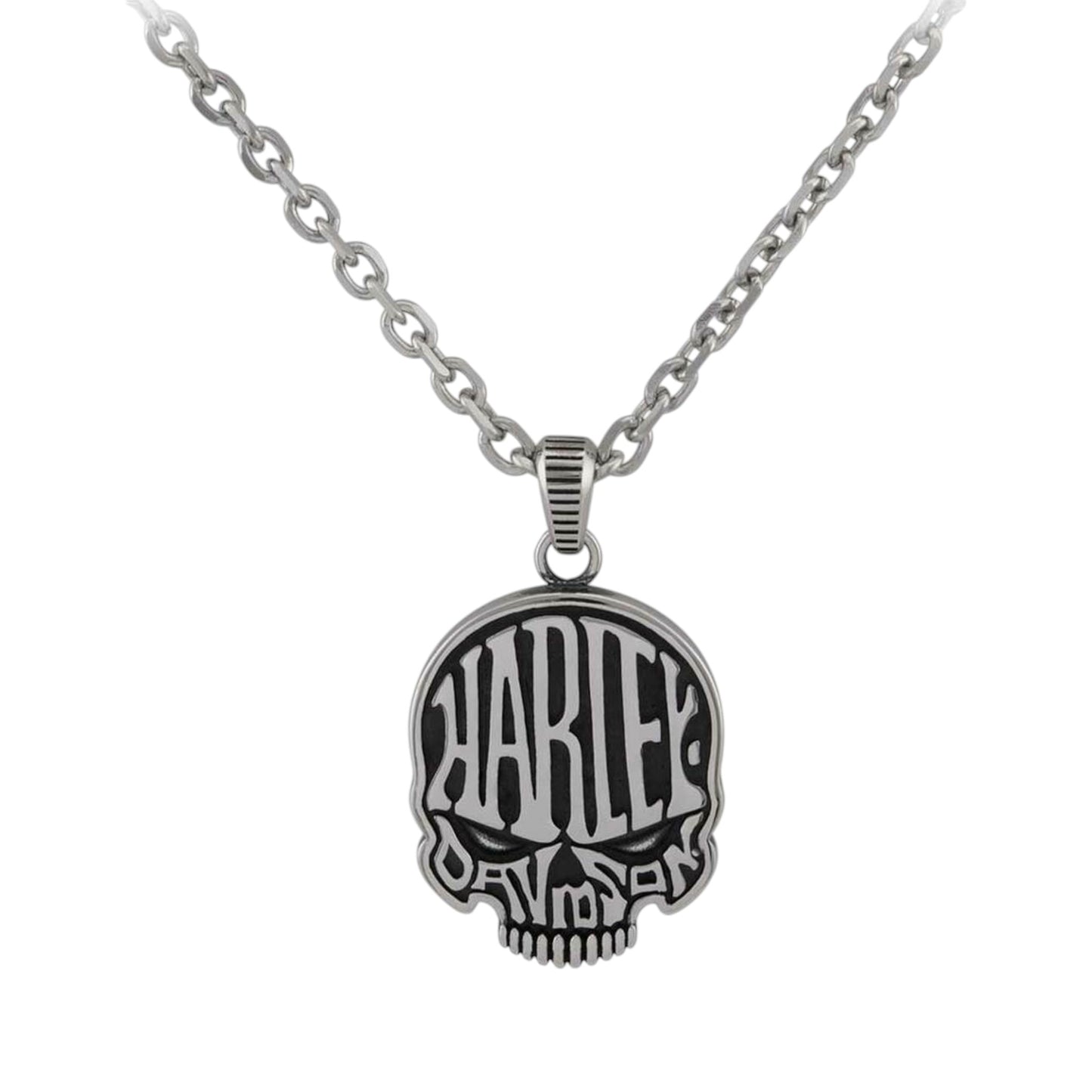 CALAVERA STAINLESS SKULL NECKLACE