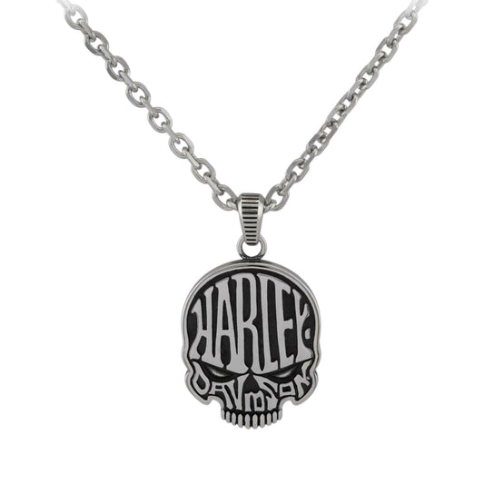 CALAVERA STAINLESS SKULL NECKLACE