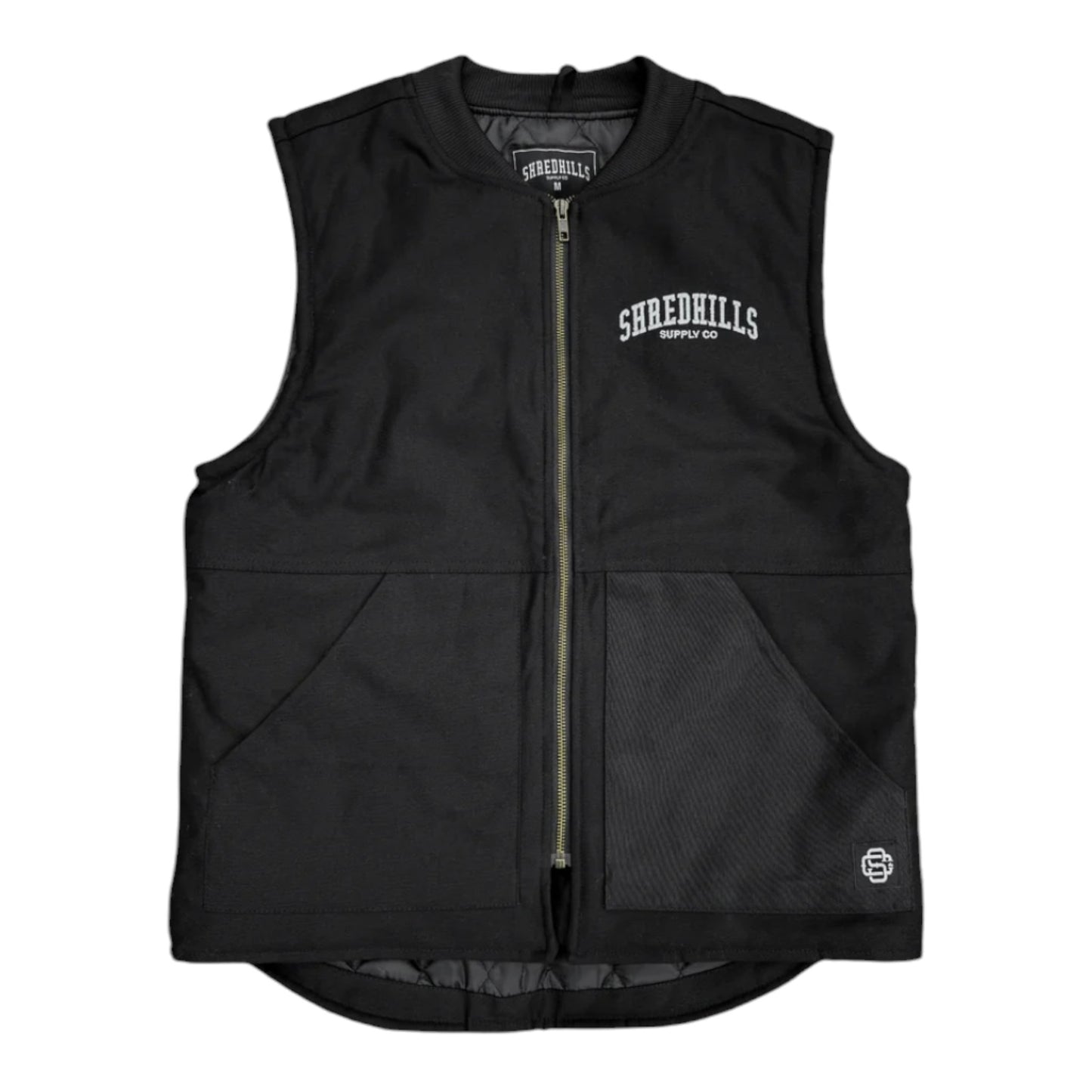 BLACK DENIM VEST