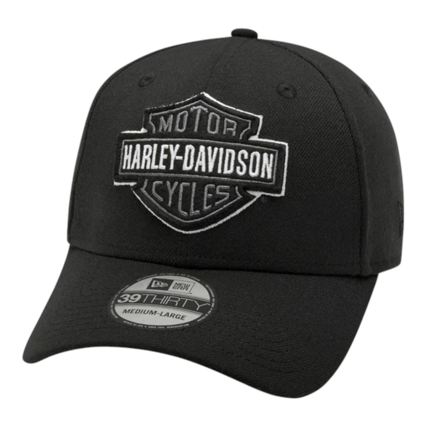 CAP B&S BLACK WOVEN