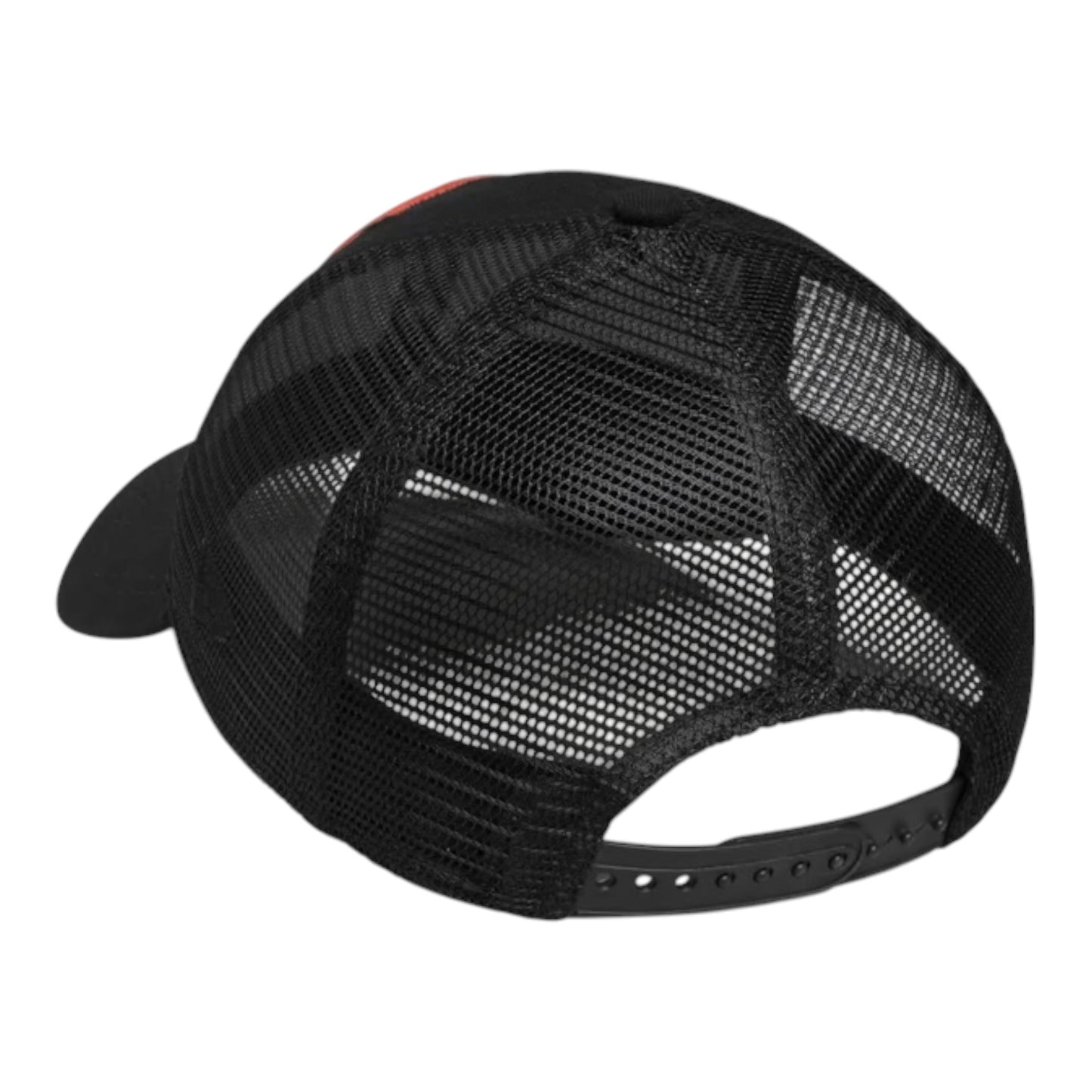 ORANGE SKULL TRUCKER CAP MEN'S BLK