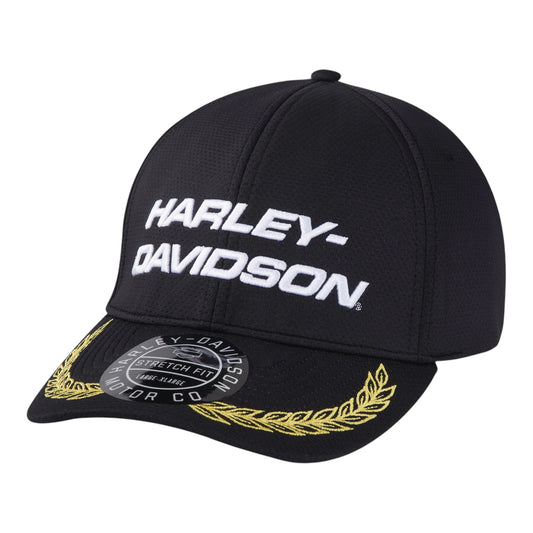 RACING HAT - WOVEN BLK & YELLOW