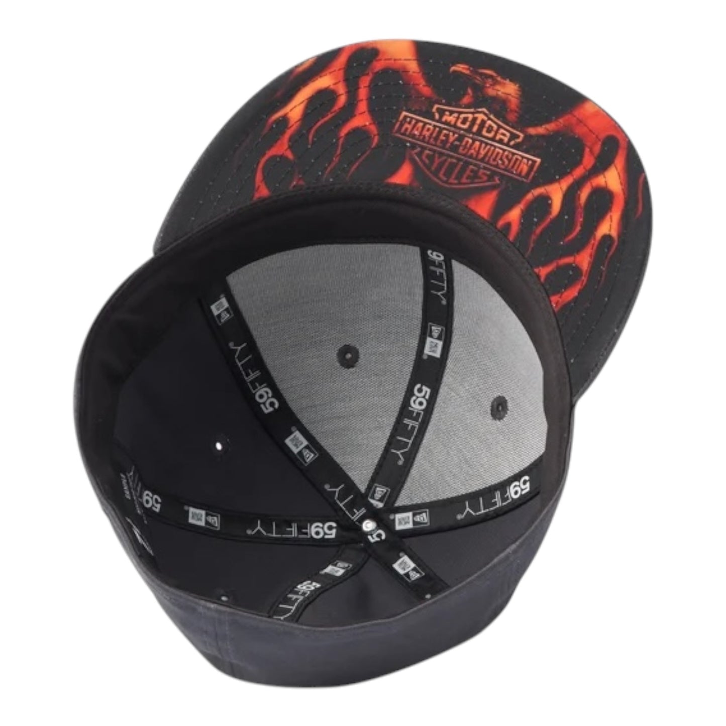 FLAME EAGLE HAT - WOVEN DARK GREY