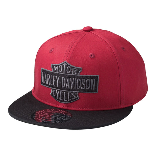CAP B&S - WOVEN RED