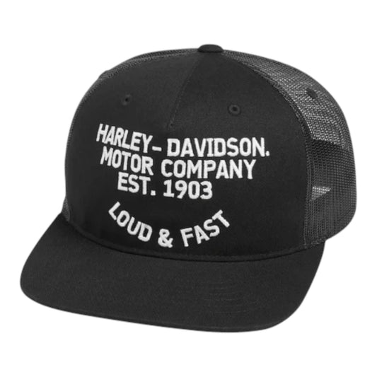 CAP LOUD & FAST FLAT BRIM, WOVEN BLK