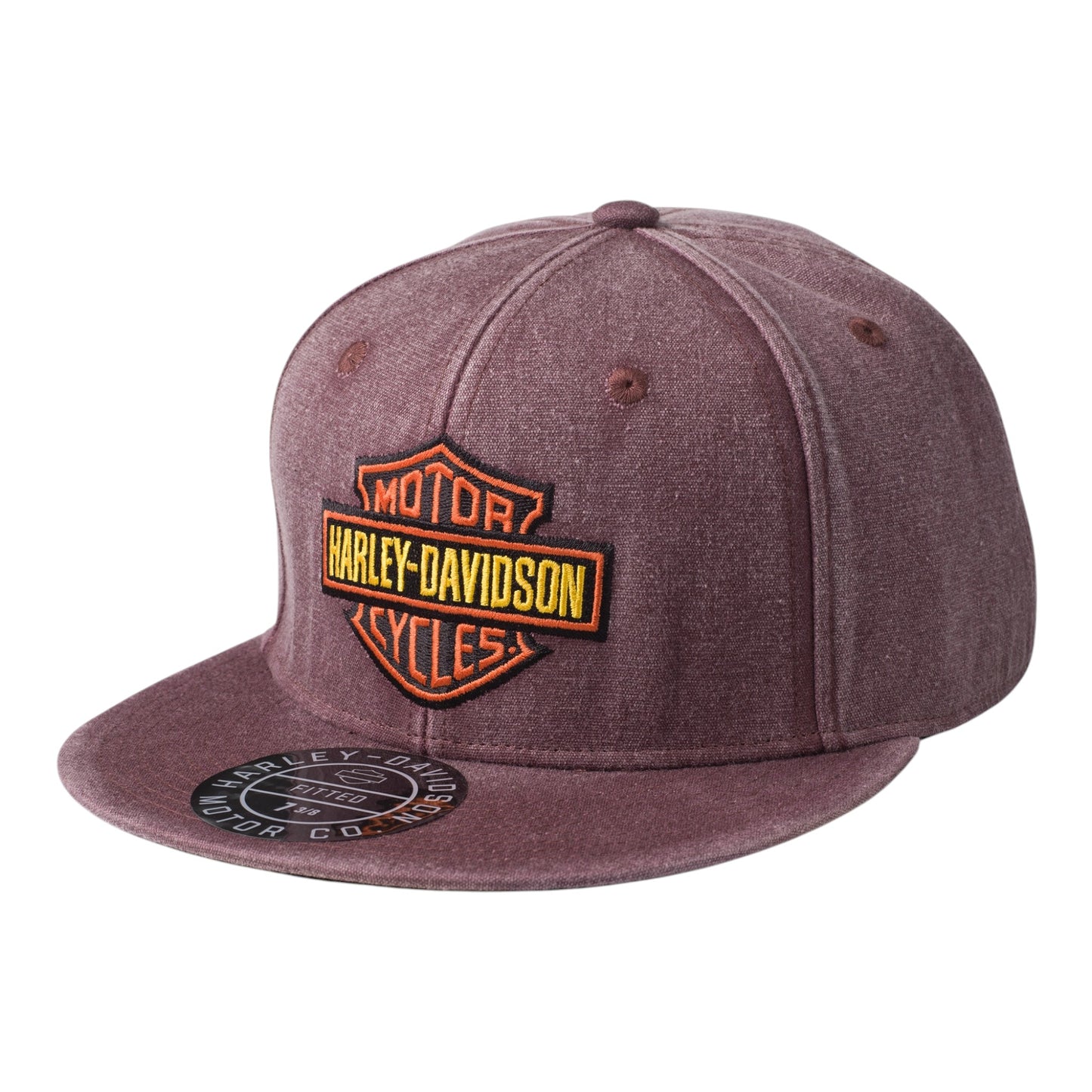 CAP - WOVEN WASHED BURGUNDY