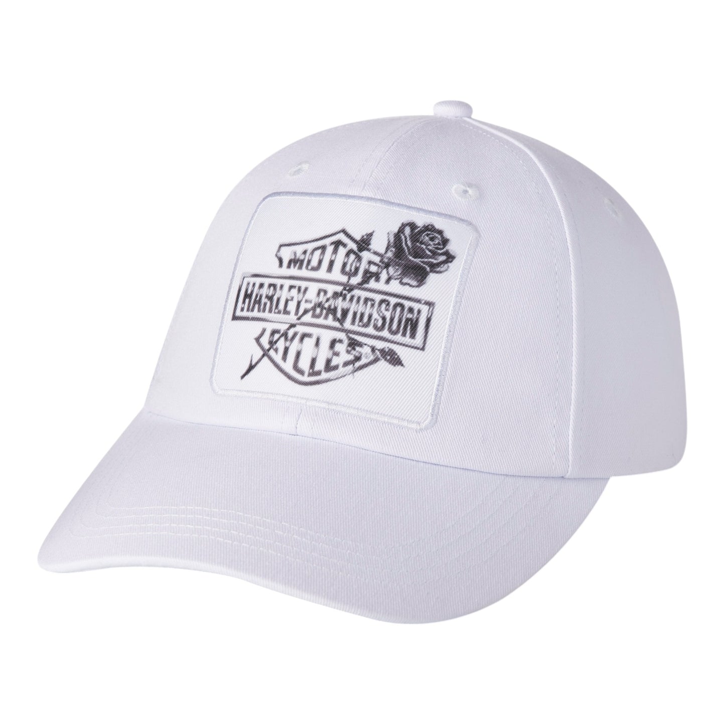 ROSE HAT - WOVEN, WHITE