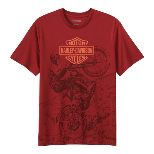TEE - KNIT-RED