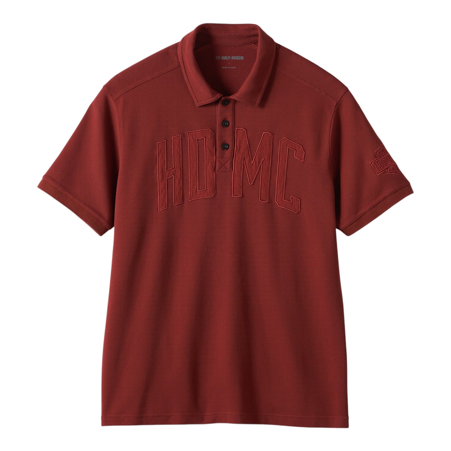 POLO-KNIT,DARK RED
