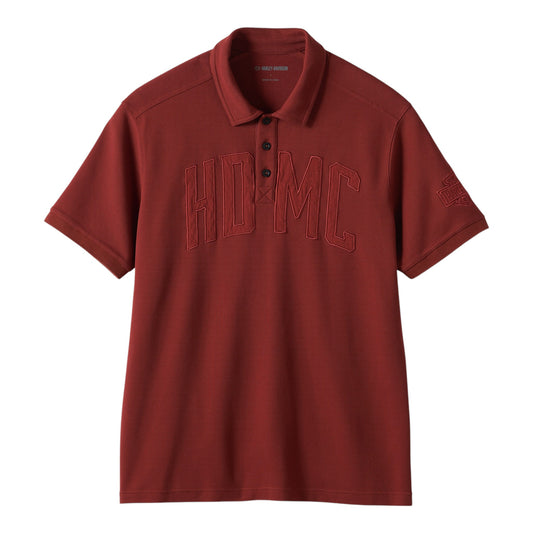 POLO-KNIT,DARK RED