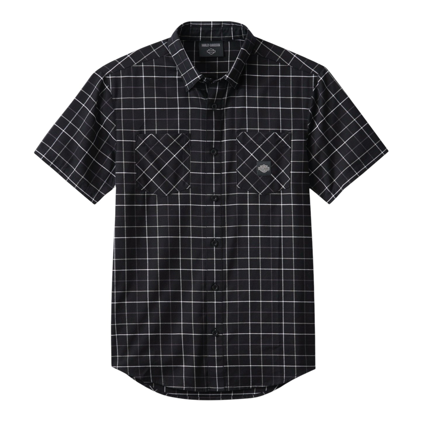SHIRT-WOVEN, BLACK
