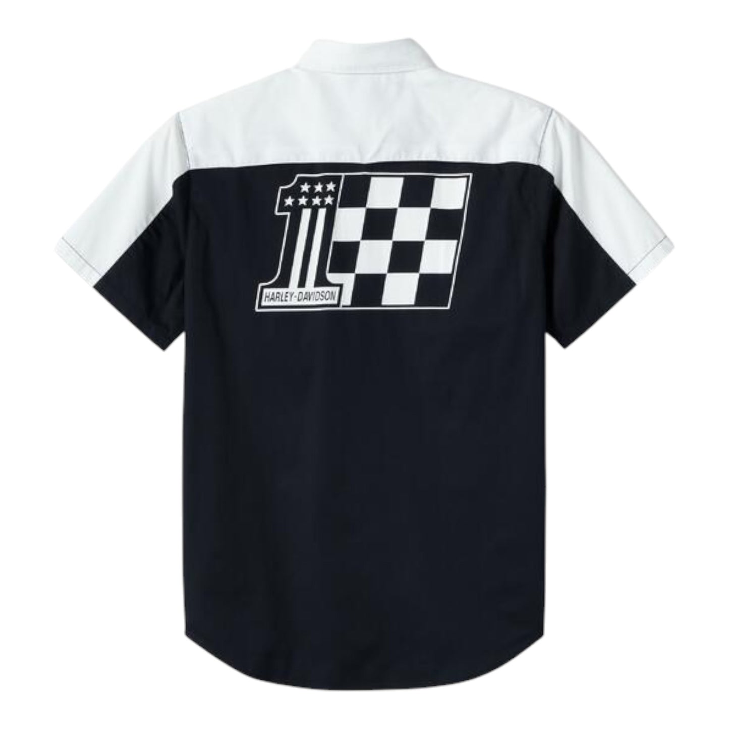SHIRT-WOVEN, WHITE COLORBLOCK