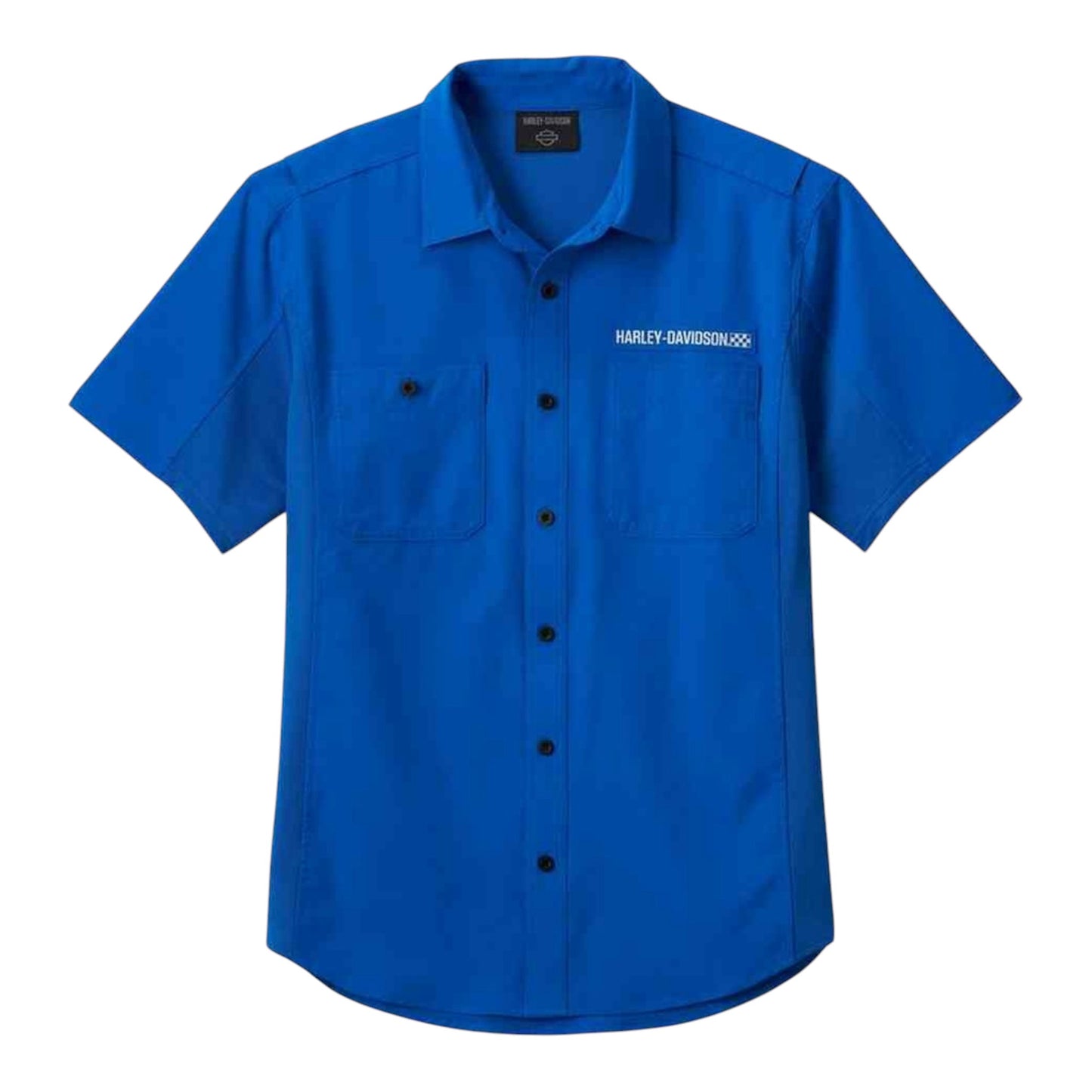 SHIRT-WOVEN, BLUE