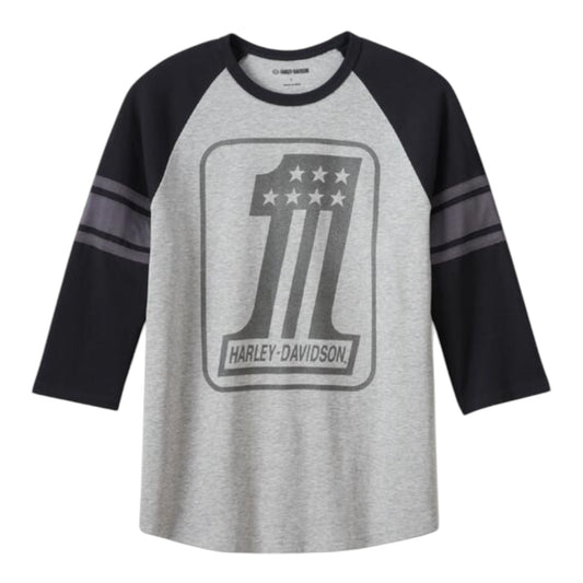 TEE-KNIT, GREY HEATHER COLORBLOCK