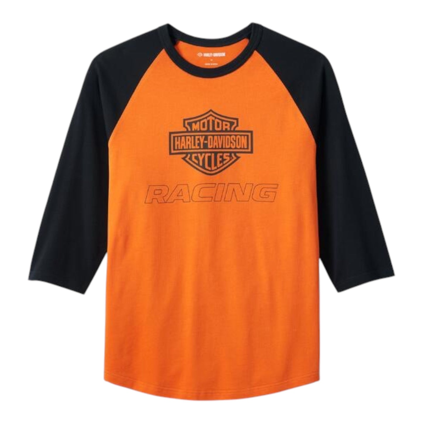TEE-KNIT,COLORBLOCK ORANGE
