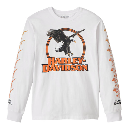 LONG SLEEVE, EAGLE, WHITE