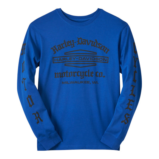 LONG SLEEVE-KNIT-BLUE