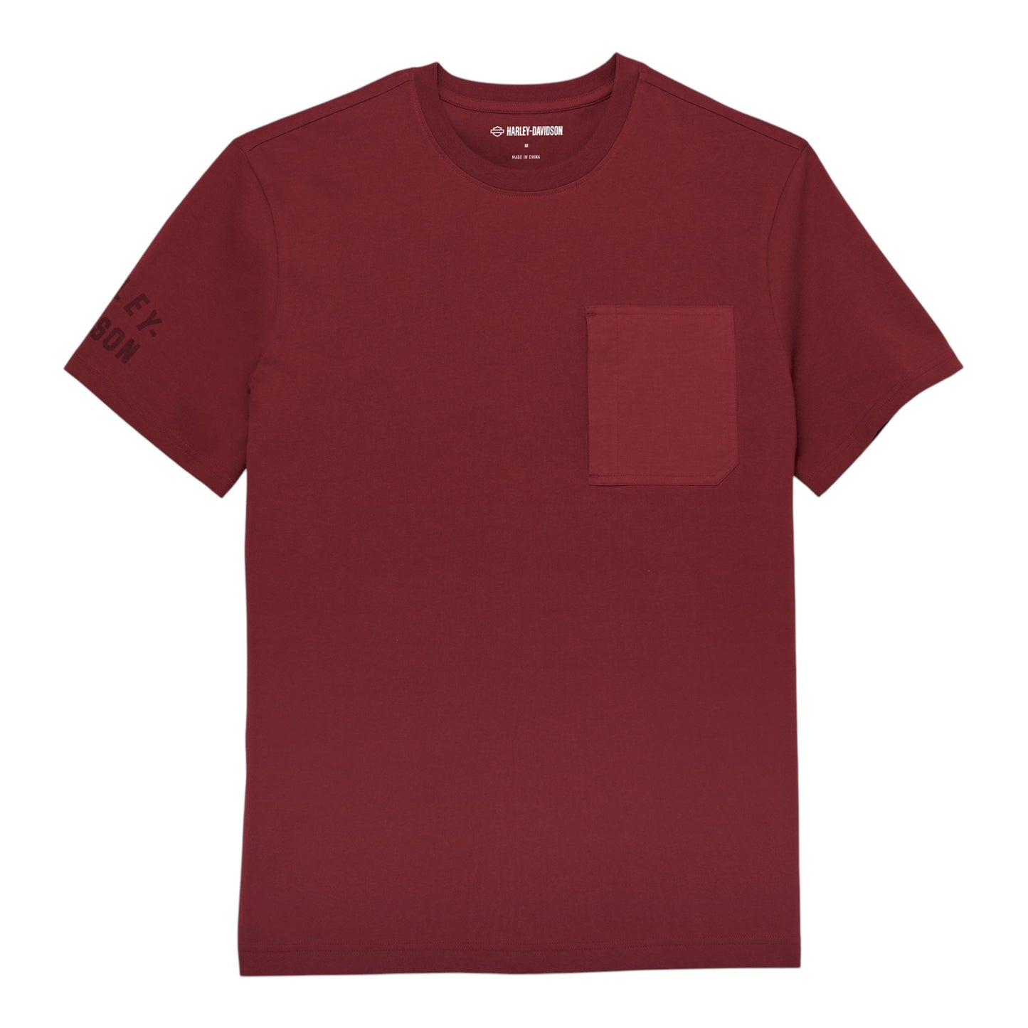 POCKET TEE-KNIT, RED
