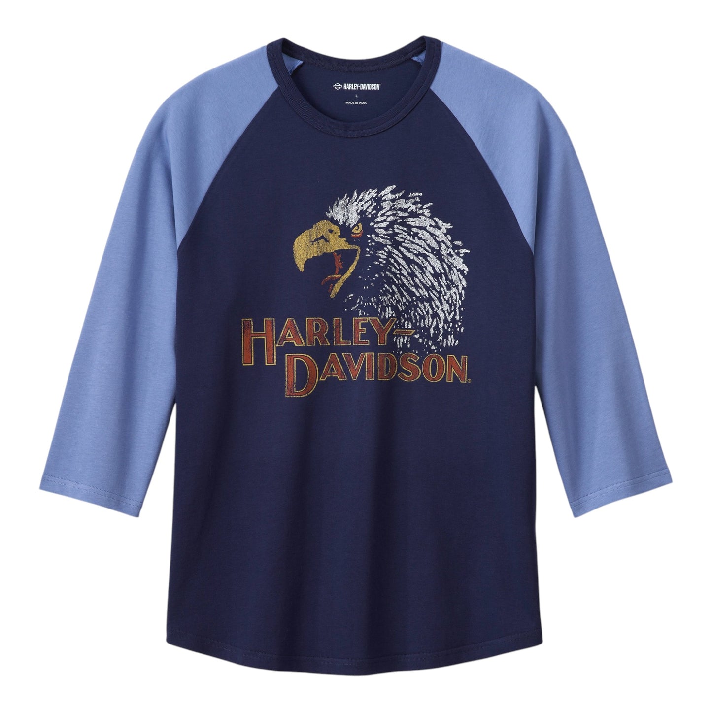 TEE-KNIT, BLUE COLORBLOCK