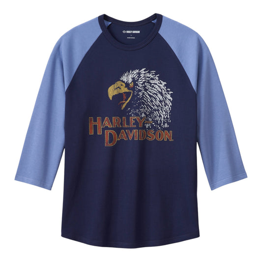 TEE-KNIT, BLUE COLORBLOCK