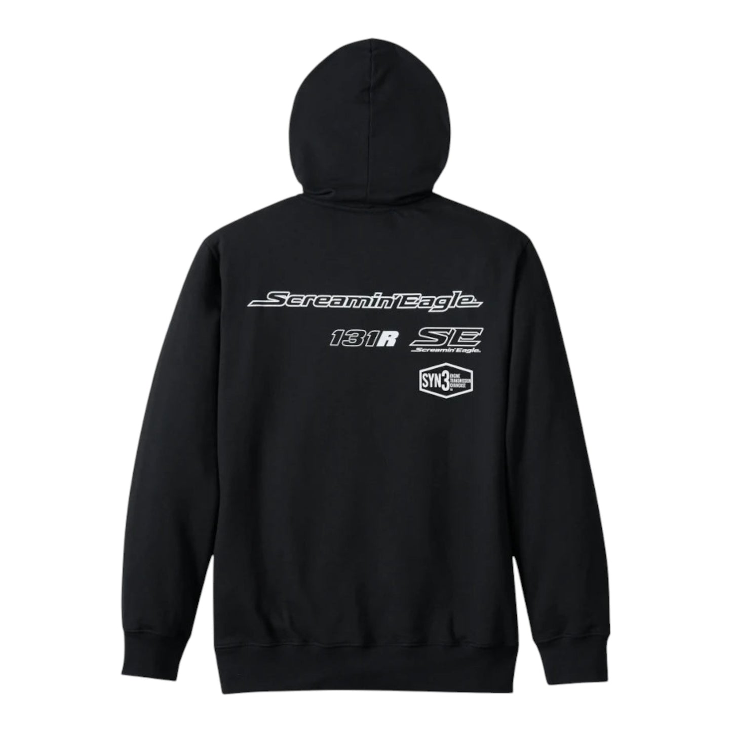ZIP HOODIE-SCREAMIN EAGLE, KNIT-BLACK
