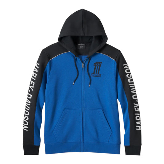 HOODIE-KNIT BLUE #1